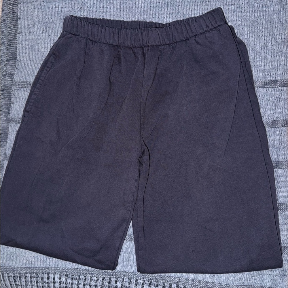 Brandy Melville Navy Blue Rosa Sweatpants
